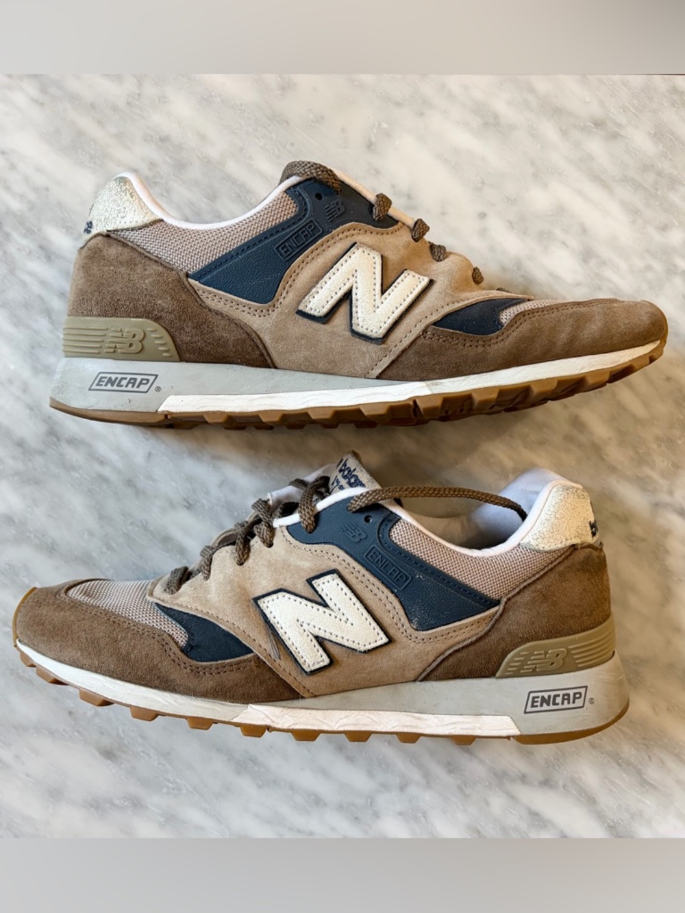 New Balance 577 Made in England Sand Navy men’s Size 10 M577SDS